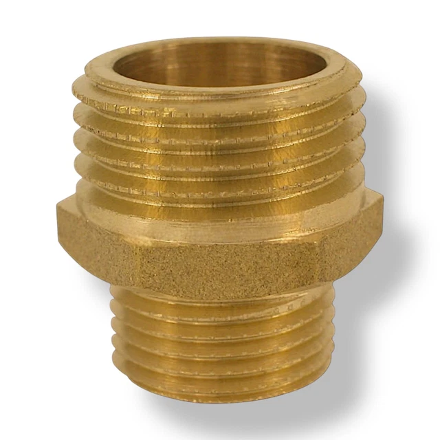 MegaHaustechnik Reduziernippel 2" Auf 1 1/2" - Messing Gewinde