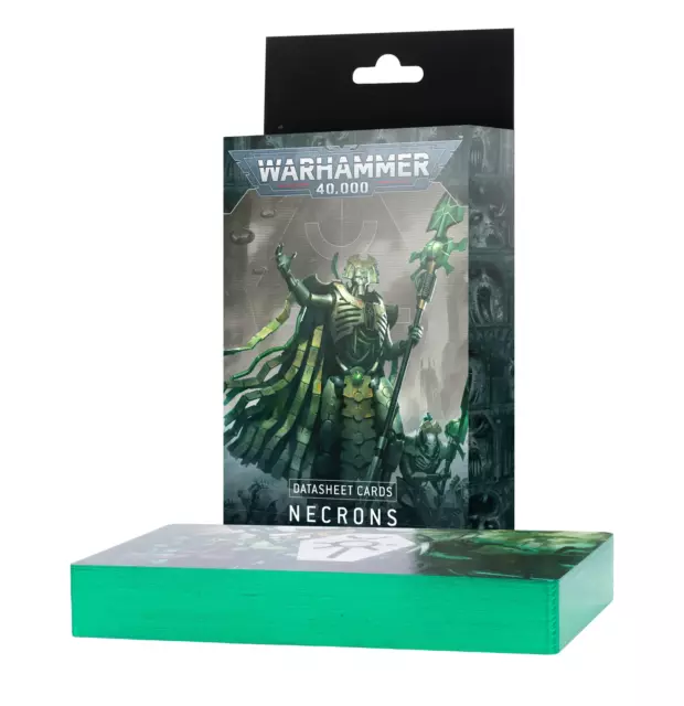 DATASHEET CARDS: NECRONS (ENG) (Pre-Order) GAMES WORKSHOP 10% Off rrp