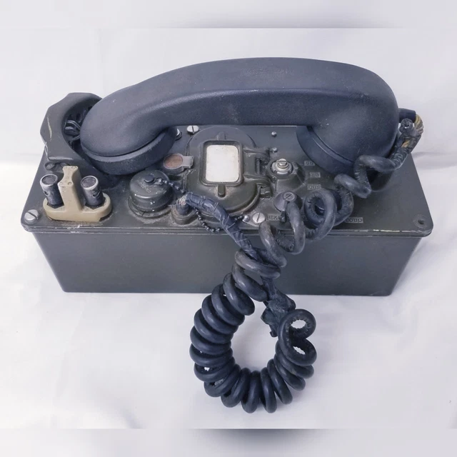 US Army Field Telephone Set TA-312/PT Vintage Military Radio Phone