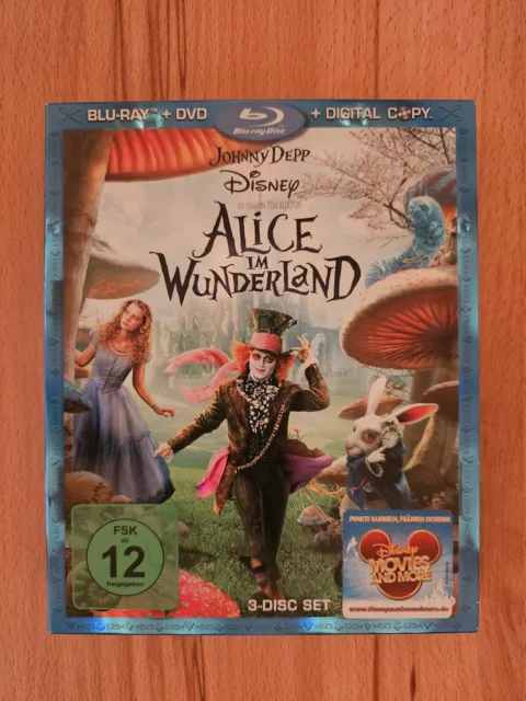 Alice im Wunderland (2010) || Blu-Ray im Digipack im Schuber || Gut