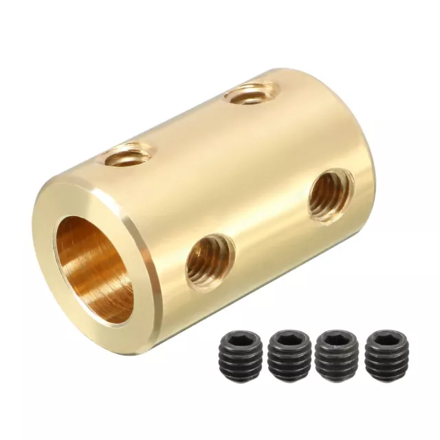 Shaft Coupling 6mm to 8mm Bore L22xD14 Robot Motor Wheel Rigid Coupler Connector