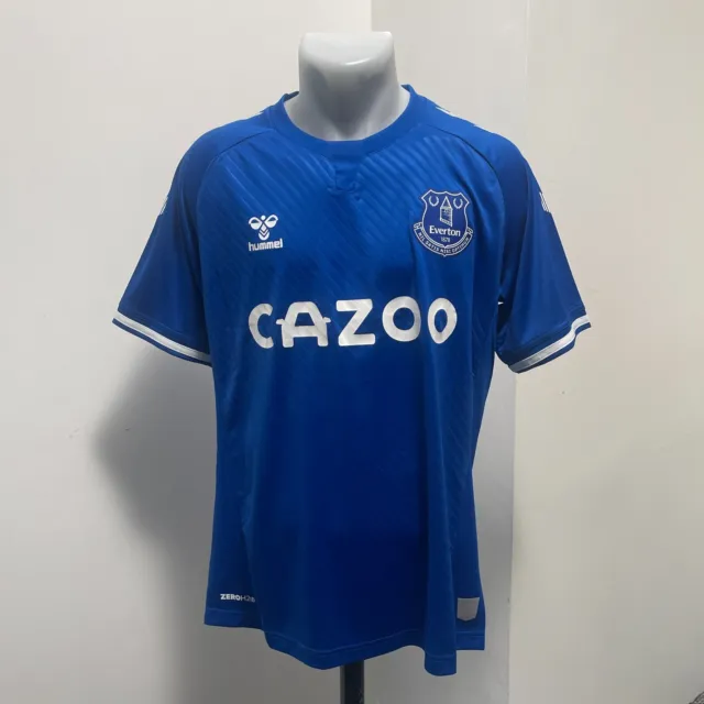 Medium Everton 2020-2021 Home Hummel Fußball Fußball Shirt Trikot Top
