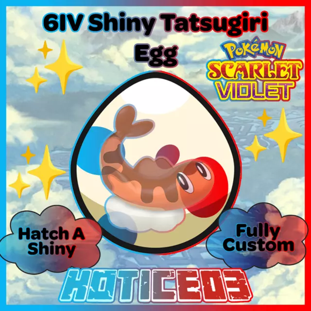 SPIRITOMB POKEMON SCARLET VIOLET ✨ SHINY EGG 6 IV ✨ CUSTOM AVAILABLE ✨ 