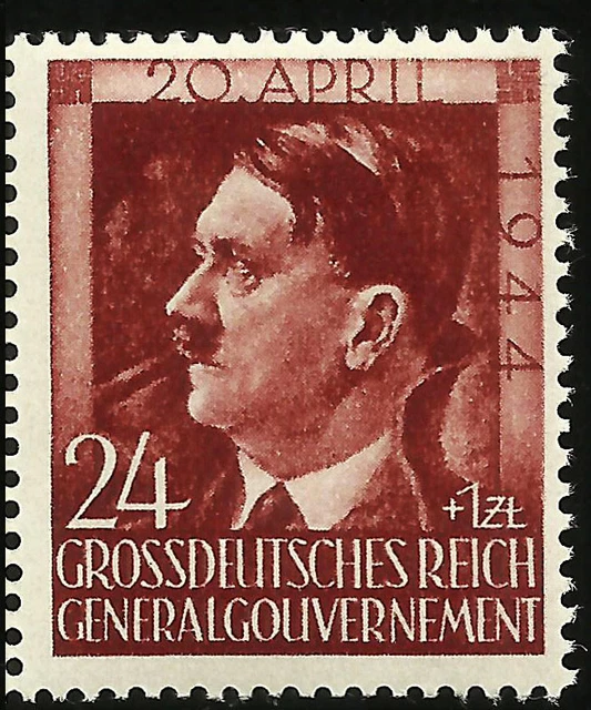 SECONDE GUERRE MONDIALE Adolf Hitler 55e anniversaire nazi occupée ...