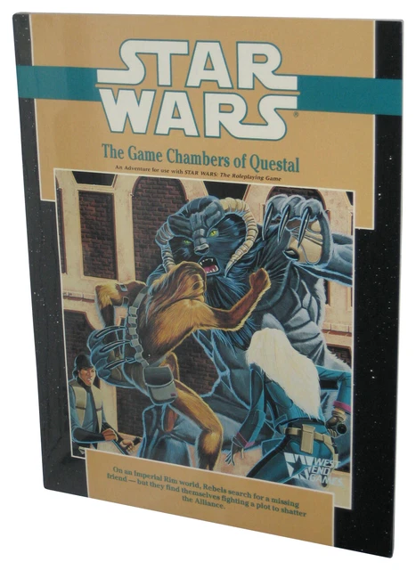 Star Wars RPG Game Chambers of Questal (1990) West End Games Paperback Book - (R