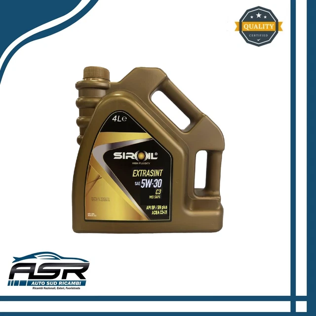 Olio Motore 10W40 Sint Siroil 5 Litri - Foto 3