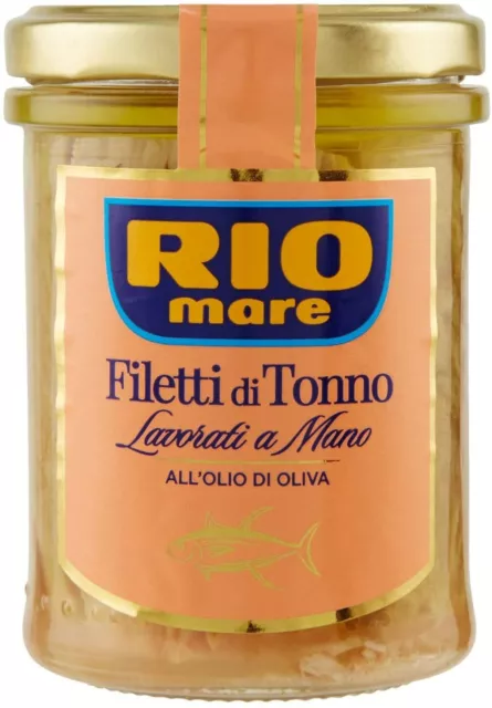 Rio Mare Filetti di Tonno all'Olio di Oliva, Lavorati a Mano, 180g