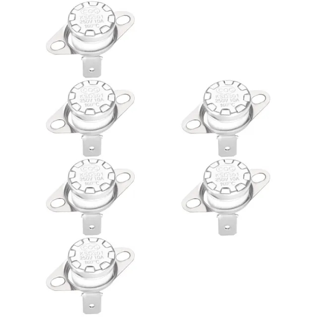 6 Pcs Temperature Control for Computer KSD301 Switch Thermal Ceramics