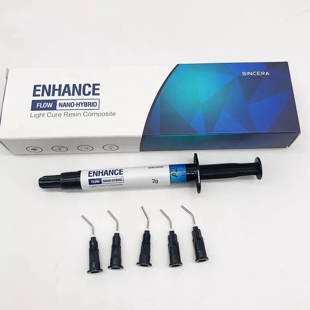 Dental Flow Light Cure Composite 2g/Syringe Dental Composite Resin Materials A2