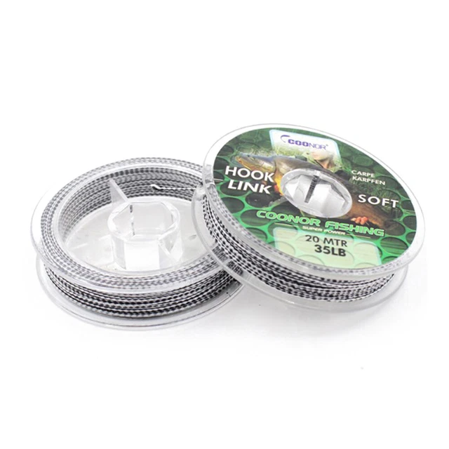 20 M Cuerda De Pesca De Fluorocarbono Nailon Anti-Mordeduras Línea