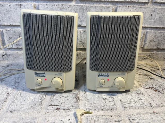 SOUND BLASTER VINTAGE Creative Computer Speakers Model SBS38