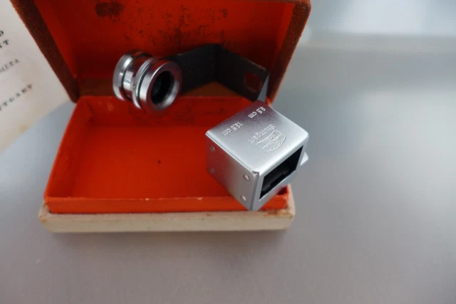 Viseur D'angle Zeiss Ikon 563/03 Pour Objectifs 85mm Et 135mm Avec étui - Très Bon état