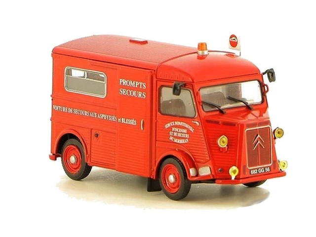 Ixo Hachette 1/43 – Renault Master B70 35 D 4X4 Fourgon VSAB Pompiers 1987