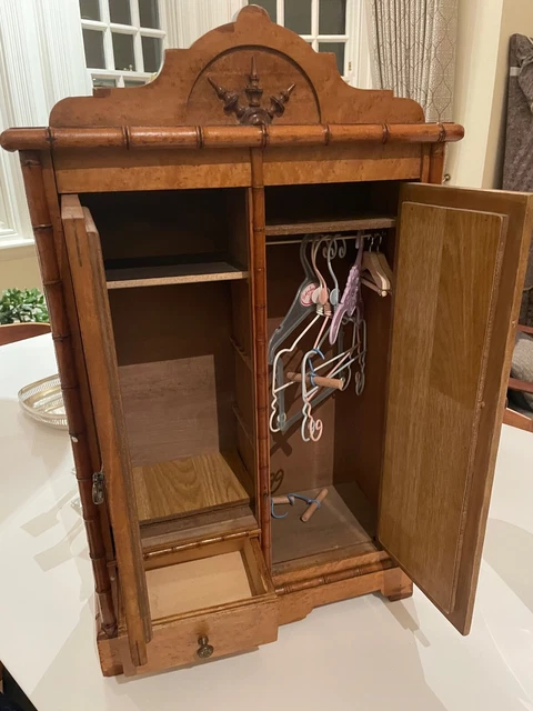 Antique French Doll Armoire