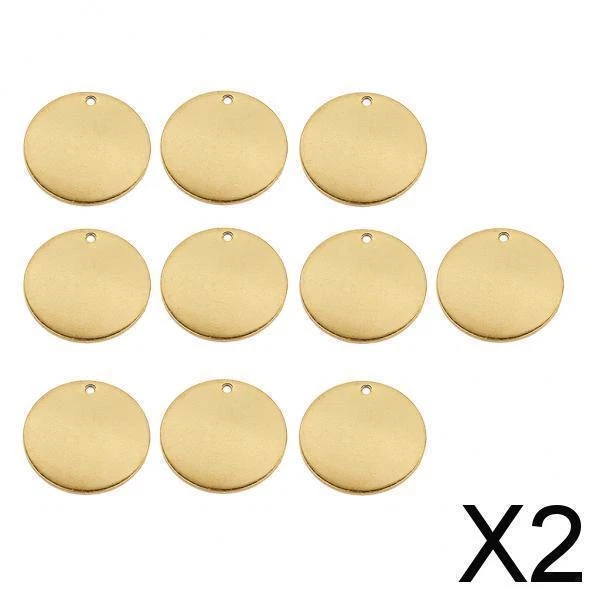 2X 10 Stück  Anhänger Charms DIY Schmuck Münzen Schmuck Anhänger