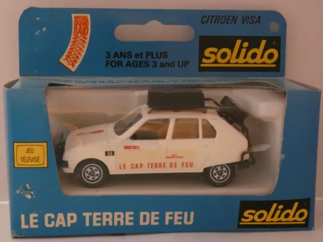 Citroën VISA "Télé Monte-Carlo" jeu tv Spécial Grand Raid-SOLIDO  made in France