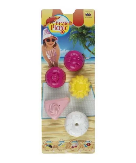 Sandspielzeug Beach Picnic Konditor-Set | Kinder Sandkasten Spielzeug ab 3 Jahre