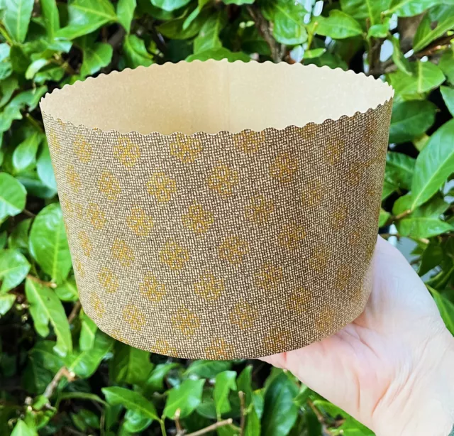 10 Stück Panettone-Backformen, Ölpapier, für 750g Teigeinlage; Backform