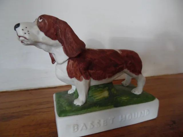 Basset Hound Dog Decanter Collector's Art 1976