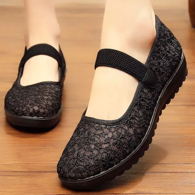 Womens Slip-On Flats Ladies Comfort Driving Breathable Non Slip Loafers