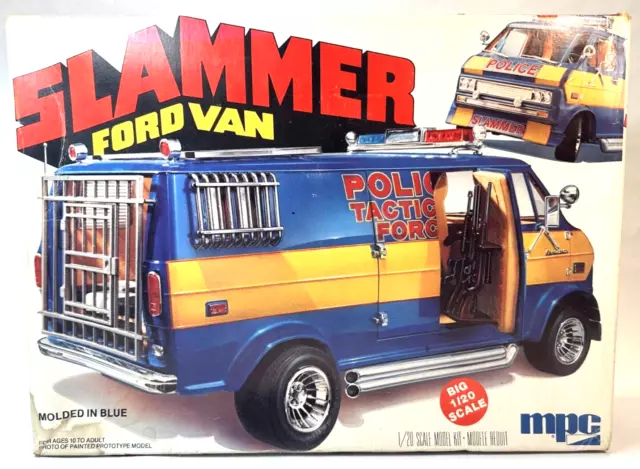 MPC 1979 1:20 Scale Ford Custom Street Slammer Van Vintage Original Model RARE