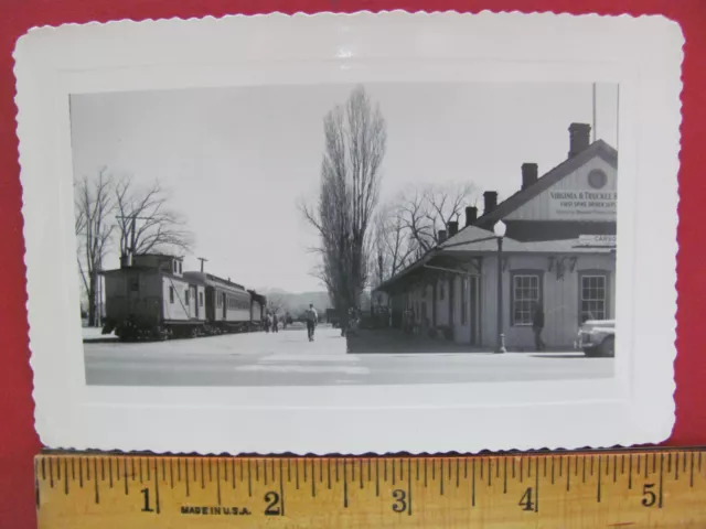 Virginia & Truckee Railroad Locomotive #26J Mixed Train Carson City Photo 1938