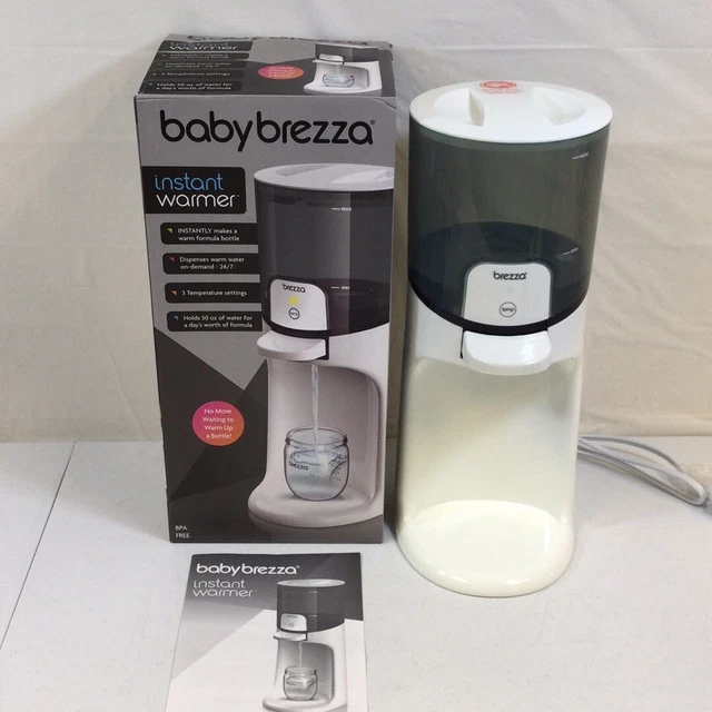 Baby Brezza White Black 3 Temperature Settings Instant Baby Bottle Warmer