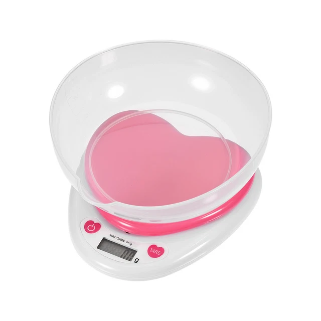 Elettronica  Bilancia Da Cucina 5000g/1g Cuore Precisione Portatili