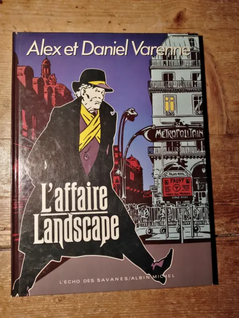 BD L'Affaire Landscape Alex et Daniel Varenne - EO 1985