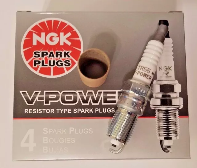 8 Plugs NGK TR55/3951 V-Power Spark Plugs (Ford/Chevrolet/Cadillac/Buick) 2