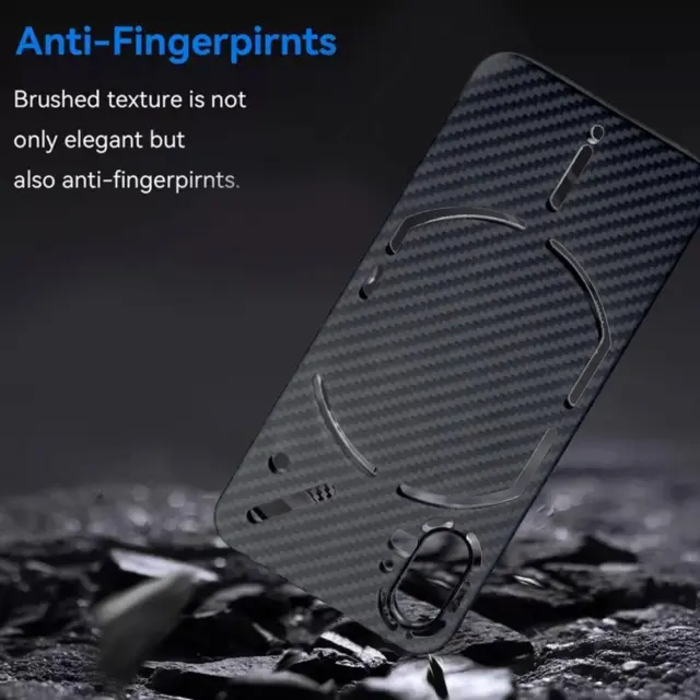 Luxury Ultra Slim Real Carbon Fiber Hard Cover Phone For Nothing Phon.R0 U8W0