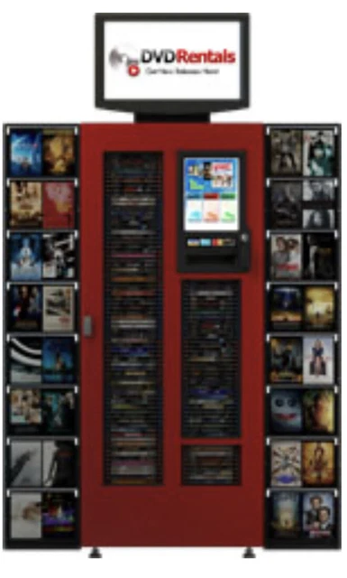 DVDNow redbox Movie Rental Kiosk Model S250 w/Touchscreen Monitor wifi machine DVDNow redbox Movie Rental Kiosk Model S250 w/Touchscreen Monitor wifi machine