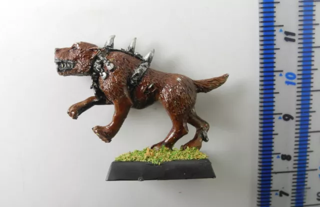 MORDHEIM WITCH HUNTER WAR HOUND c Metal Witch Hunters Warband Warhound 1990s B3a