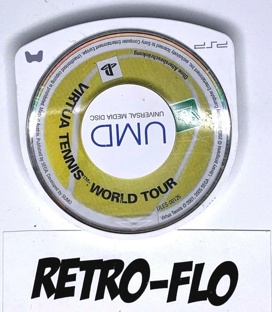 Virtua Tennis World Tour - Jeu Sony PSP - UMD Seul
