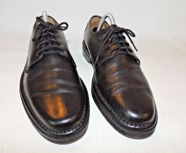 BRUNO MAGLI MADE in Italy Bologna Black Leather Lace Up Classic Oxford ...