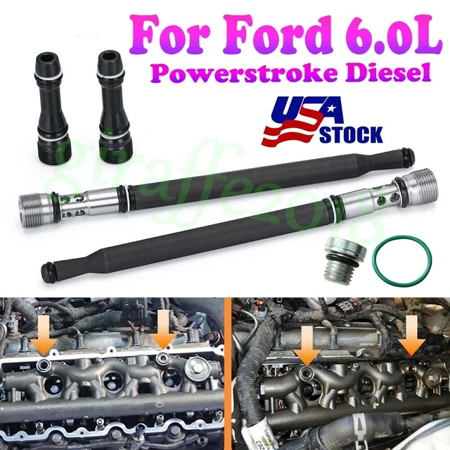 DIY UPDATED STAND Pipe / Dummy Plug Kit For Ford 6.0L Powerstroke