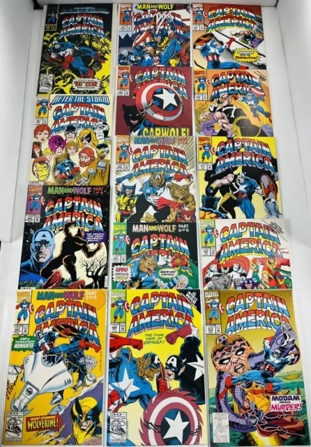 Lot Of 64 Captain America #400-454 Run + Annuals & 1 Shots Marvel 1992  Vf+