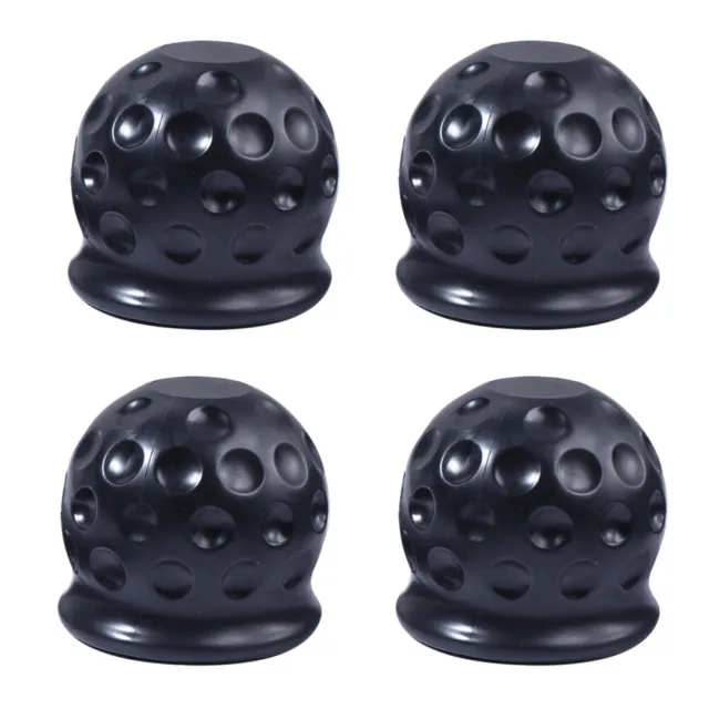 4 Pcs Plastic Tow Ball Cap Truck Towball Hitch Protector Dome Cover