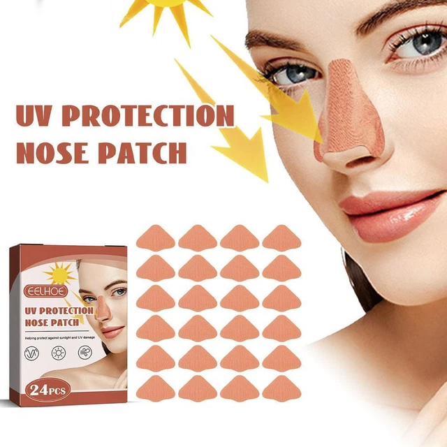 24 PIEZAS Protector nariz Parche Protector solar Nariz Cubierta DE