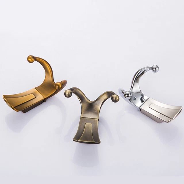 Coat Hook Heavy Duty Wall Mounted Double Towel Robe Clothes Hook Rack for Bath