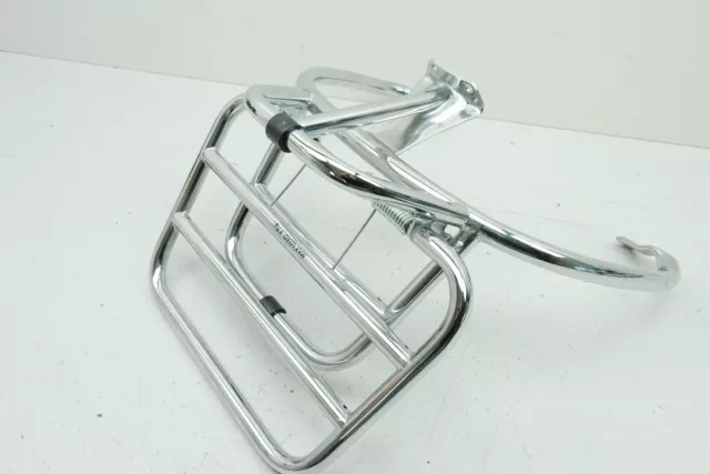 Vespa Primavera 50 125 150 Porte-Bagages Arrière Chrome Pliable Neuf