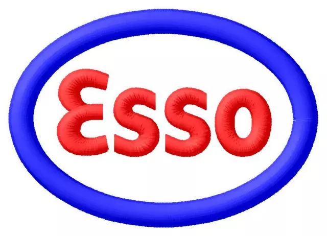 Esso ecusson brodé patche Thermocollant iron-on patch