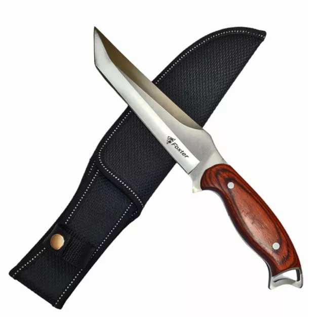 Coltello da Caccia Turistico FOXTER Rambo Tanto Full Tang  KNIFE 30 cm