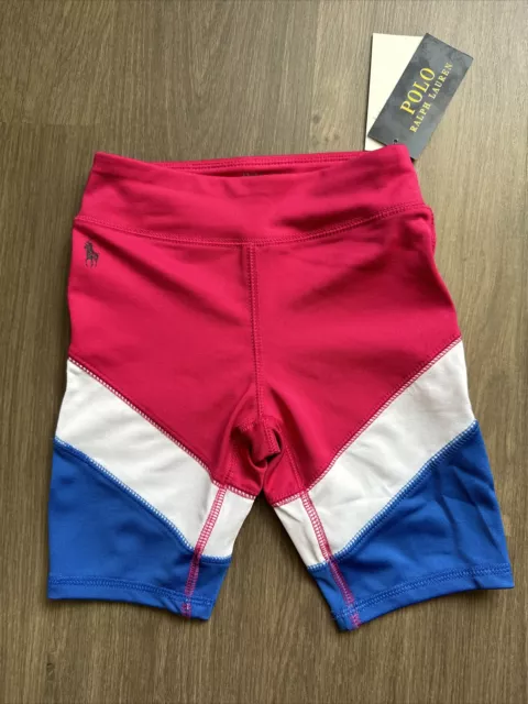 New Polo Ralph Lauren Girls Cycling Shorts Size 6 Years