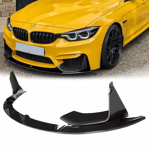 Für BMW F80 M3 F83 F82 M4 Carbon Optik Frontspoiler Frontlippe Spoilerschwert