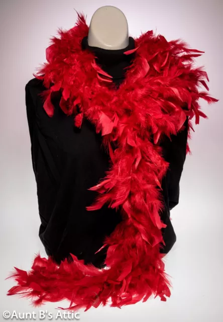 Feather Boa Colorful Chandelle Feather Boas 55-60gm 72" long Costume Accessory