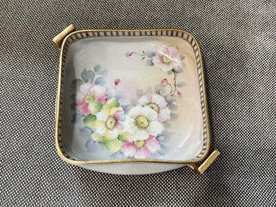Cache Théière W/Fleurs Décoration JPL Ancien Japonais Jpl Nippon Porcelaine Bol 