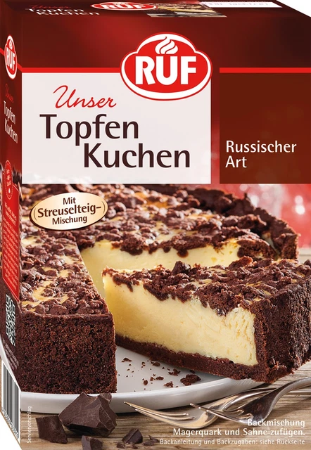 Miscele da forno RUF mix torte russe da 6 confezioni ciascuna 700 g NUOVE MHD/10/24