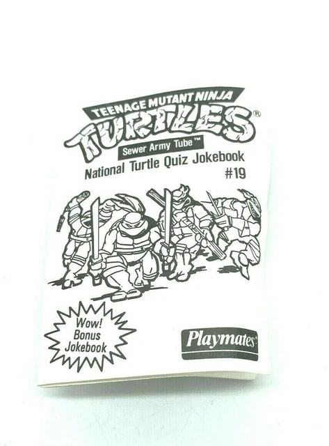 THE TEENAGE MUTANT Hero Turtles Joke Book, TMNT £7.00 - PicClick UK