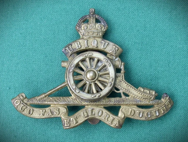 THE ROYAL ARTILLERY "Applied Wheel" ~ Genuine British Army Military Cap ...